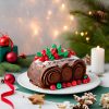 Christmas Yule Log Cake