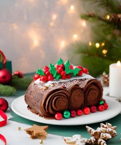 Christmas Yule Log Cake