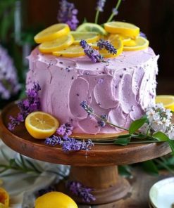 Lavender & Lemon Wedding Cake