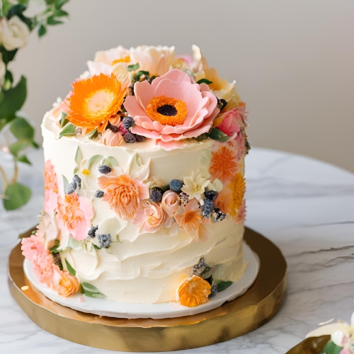 Floral Buttercream Cake